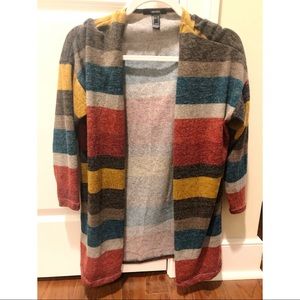Forever 21 Striped Cardigan